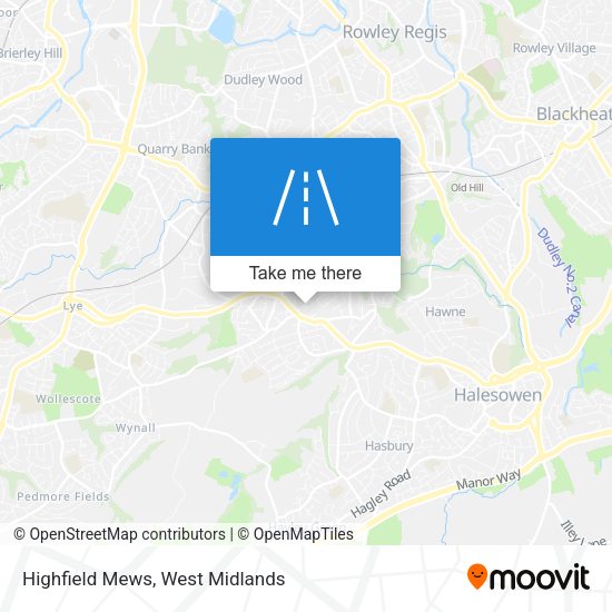 Highfield Mews map