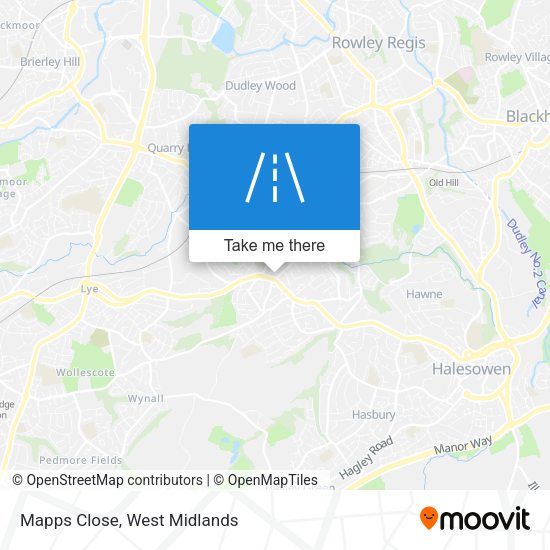 Mapps Close map