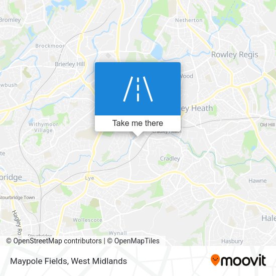 Maypole Fields map