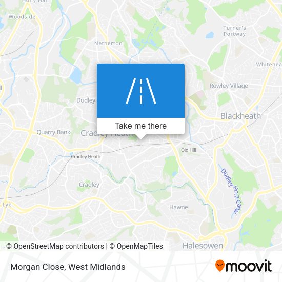Morgan Close map