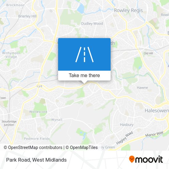 Park Road map