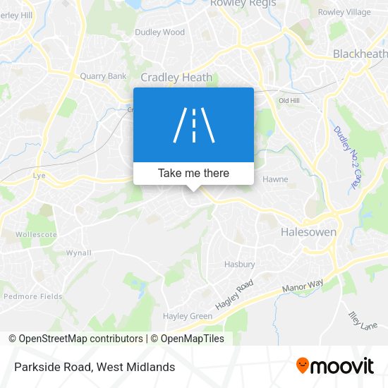 Parkside Road map