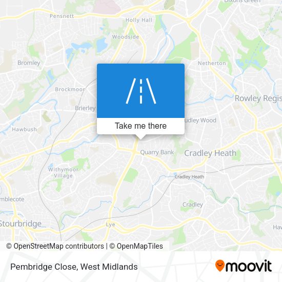 Pembridge Close map