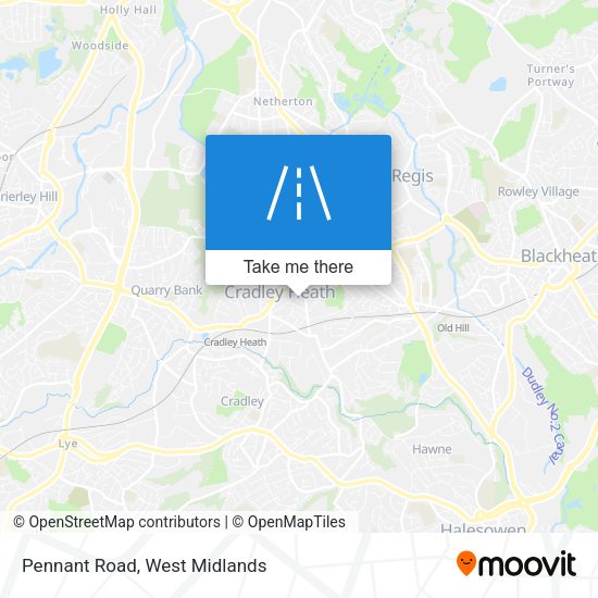 Pennant Road map