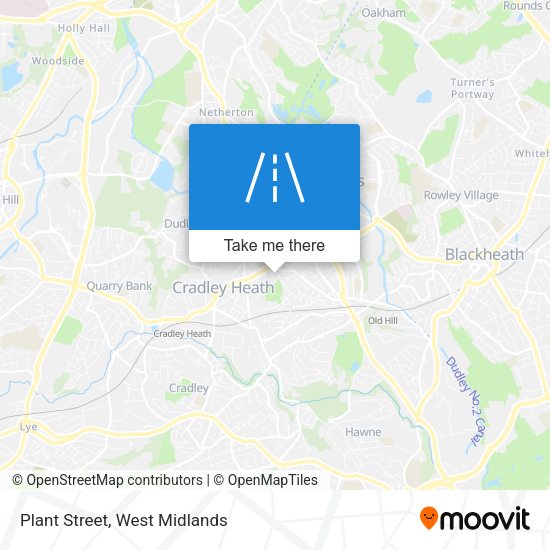 Plant Street map