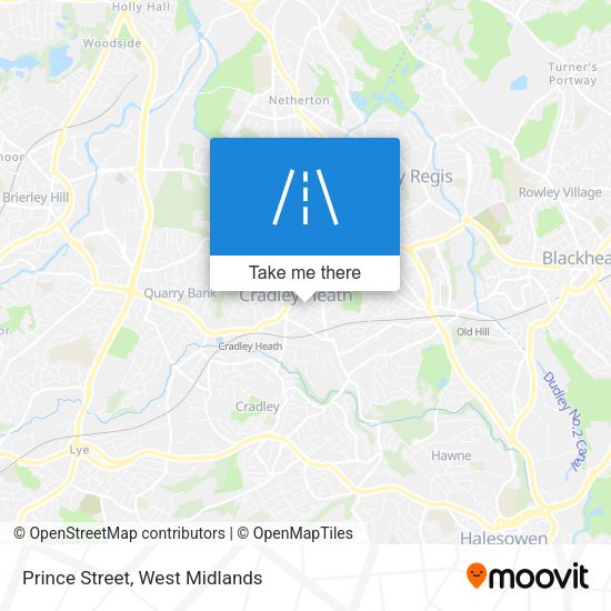 Prince Street map