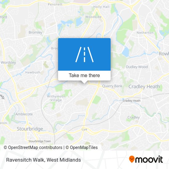 Ravensitch Walk map