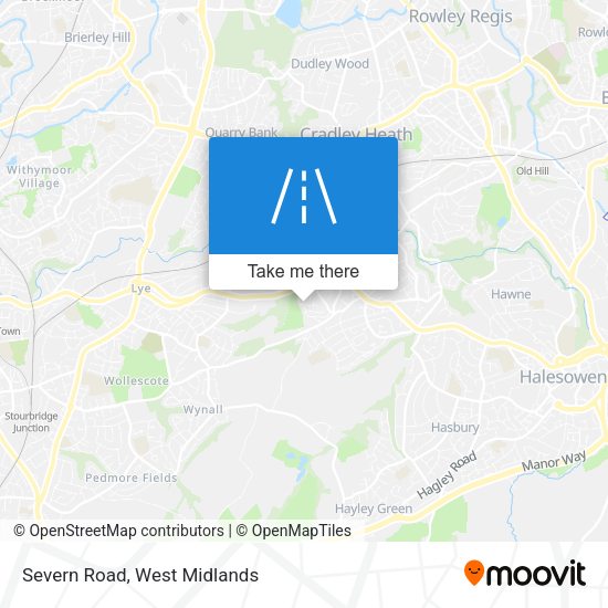 Severn Road map