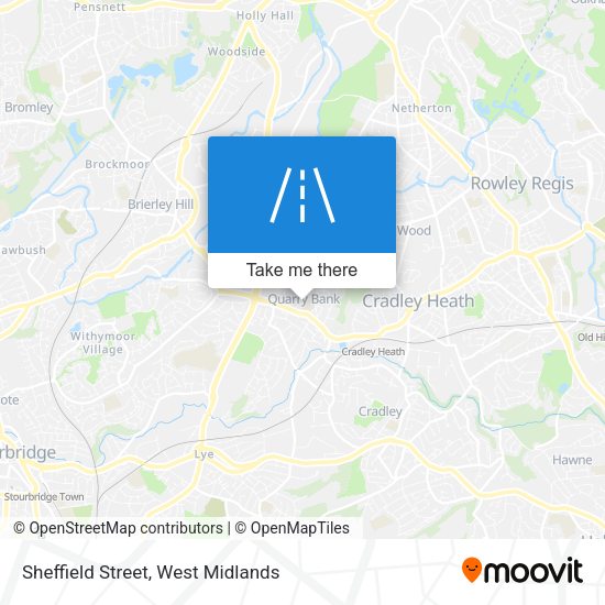 Sheffield Street map
