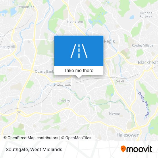 Southgate map
