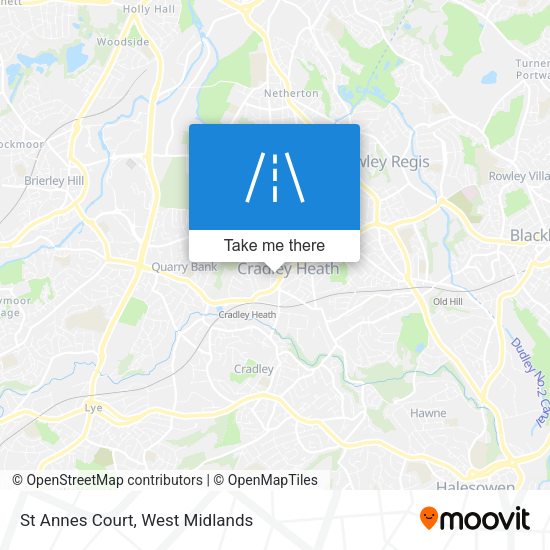 St Annes Court map