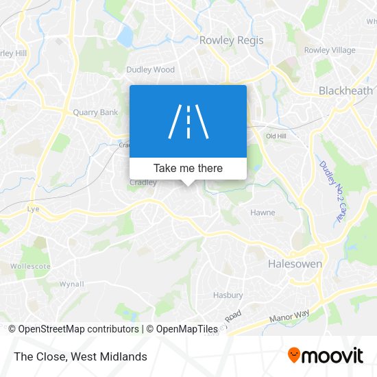 The Close map