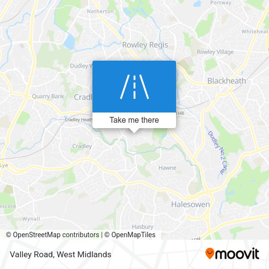 Valley Road map