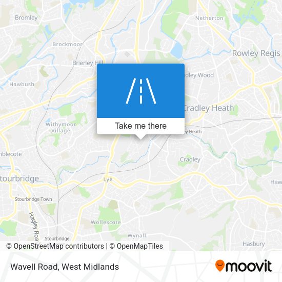Wavell Road map