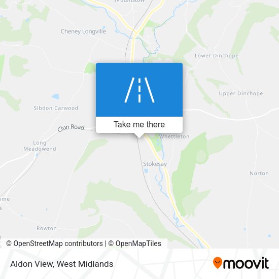 Aldon View map