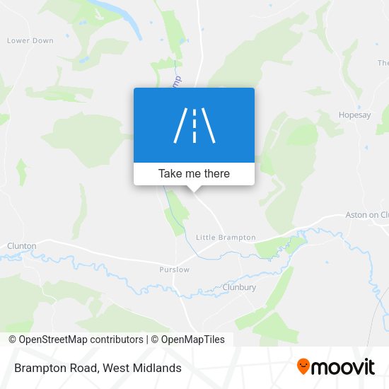 Brampton Road map