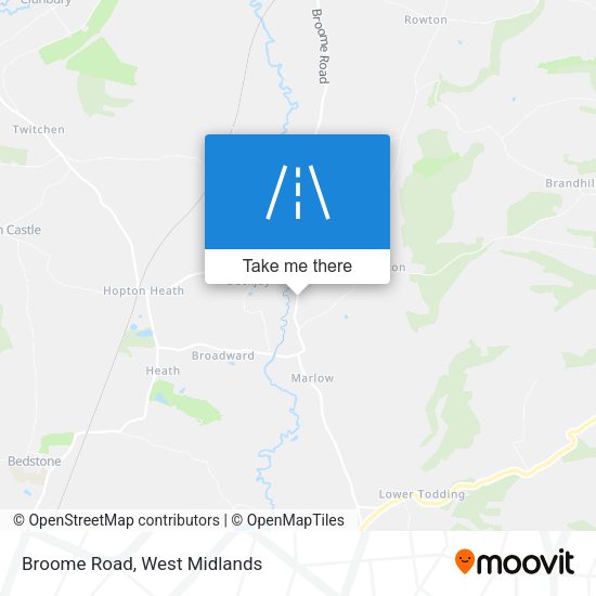 Broome Road map