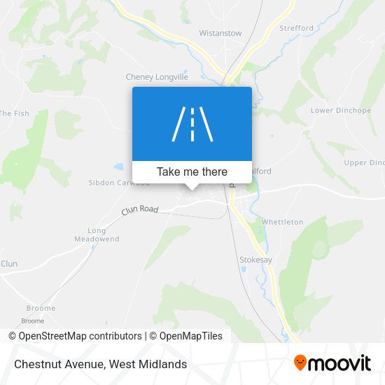 Chestnut Avenue map