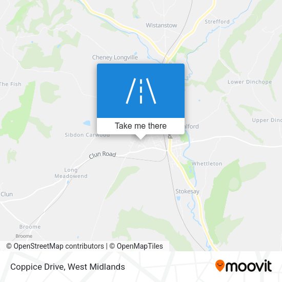 Coppice Drive map
