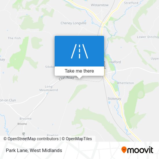 Park Lane map