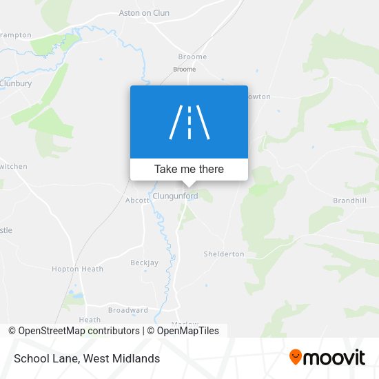 School Lane map