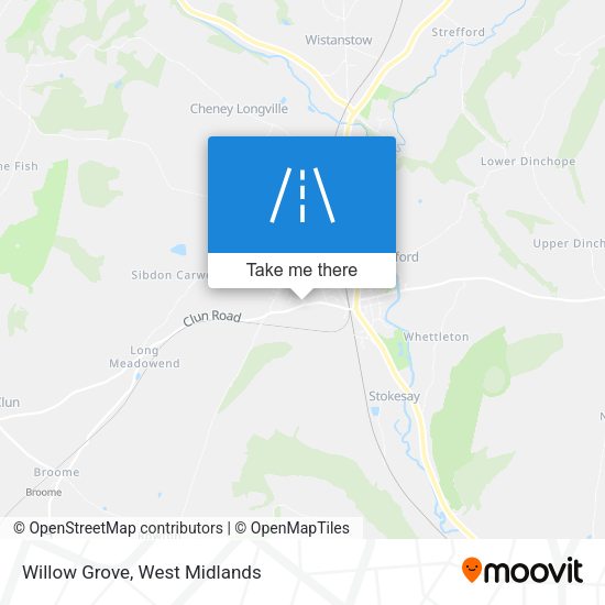 Willow Grove map