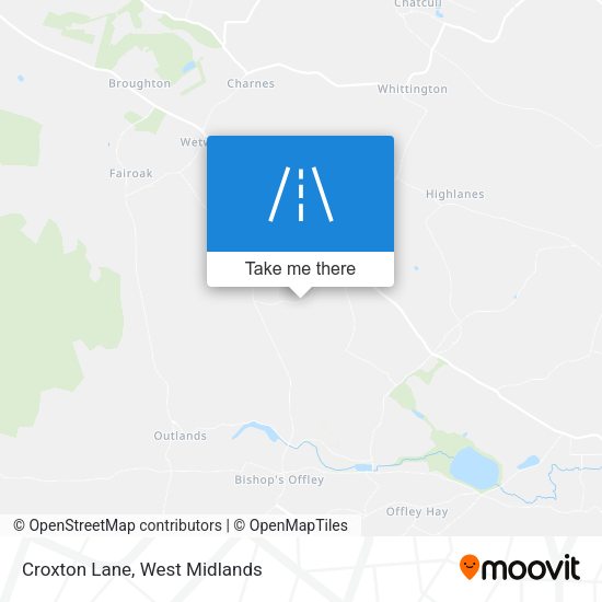 Croxton Lane map