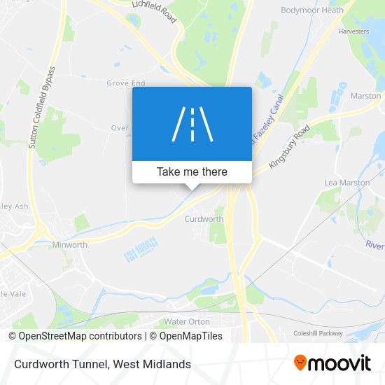 Curdworth Tunnel map