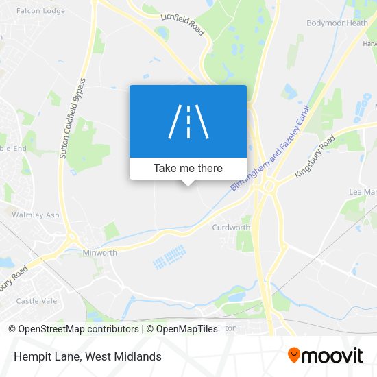 Hempit Lane map