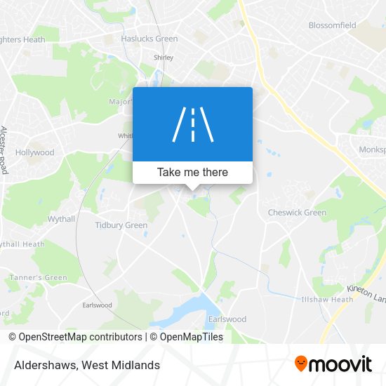 Aldershaws map