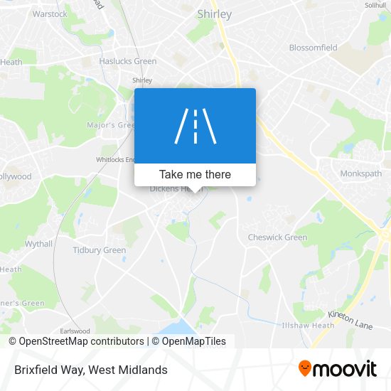 Brixfield Way map