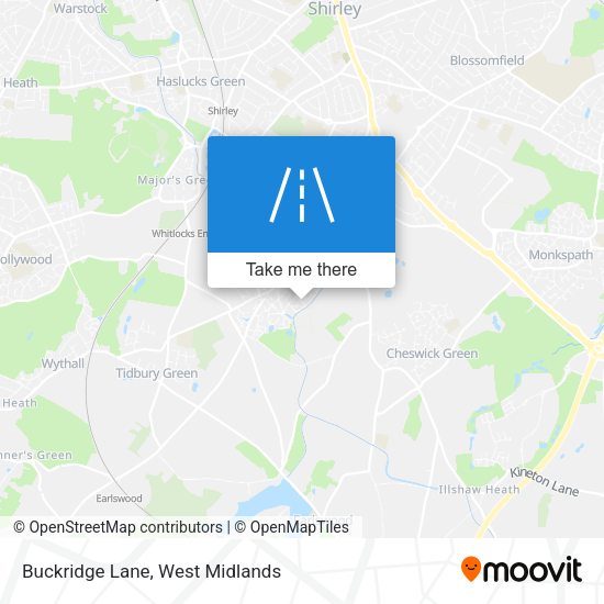 Buckridge Lane map