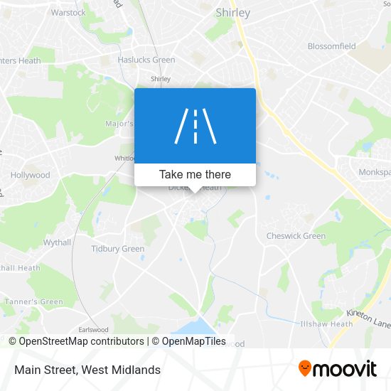 Main Street map