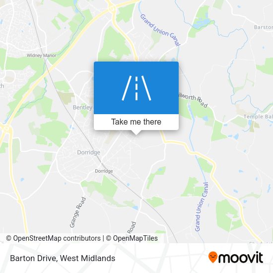 Barton Drive map