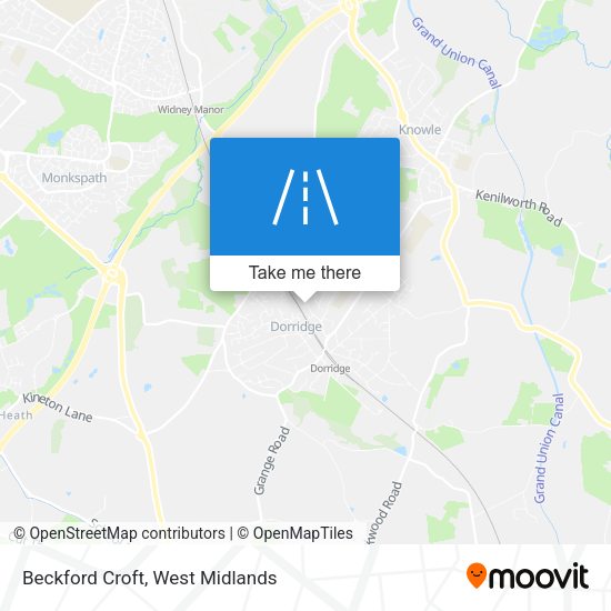 Beckford Croft map