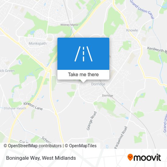 Boningale Way map
