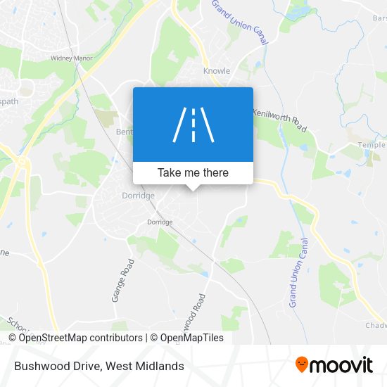 Bushwood Drive map