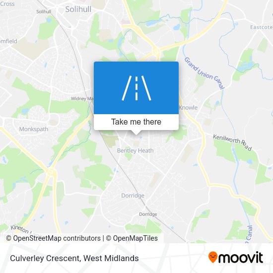 Culverley Crescent map