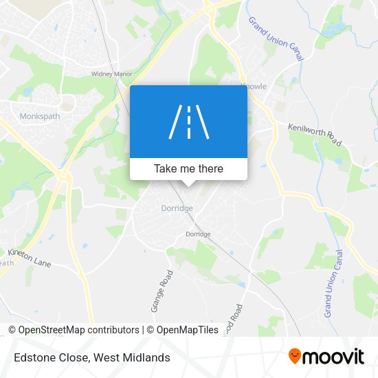 Edstone Close map