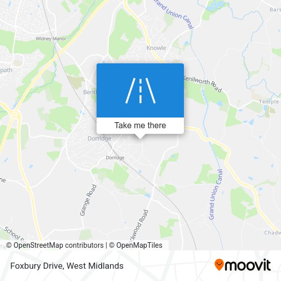 Foxbury Drive map