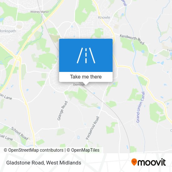 Gladstone Road map