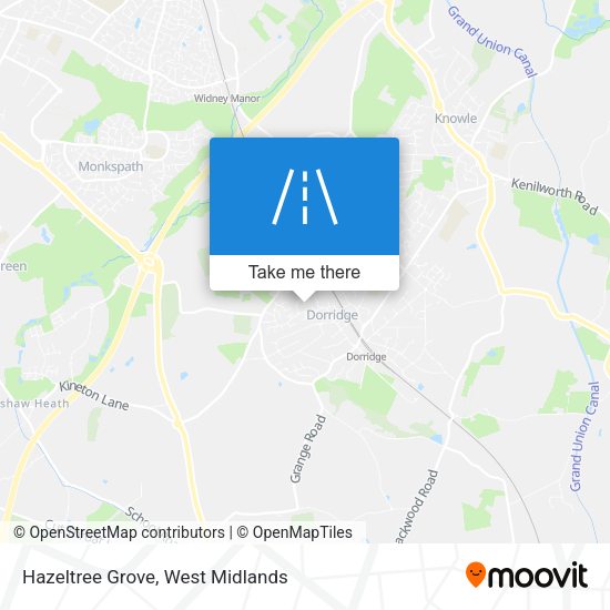 Hazeltree Grove map