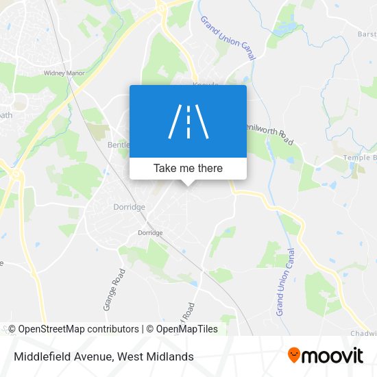 Middlefield Avenue map