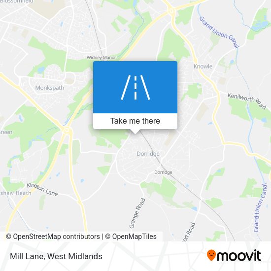 Mill Lane map