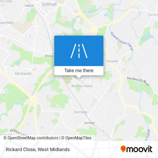 Rickard Close map