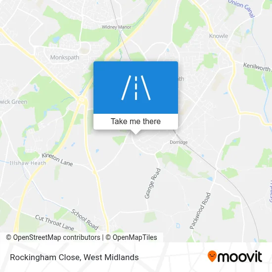Rockingham Close map