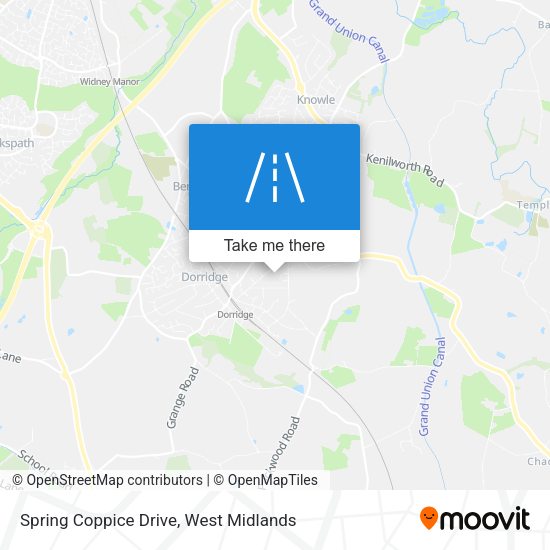 Spring Coppice Drive map
