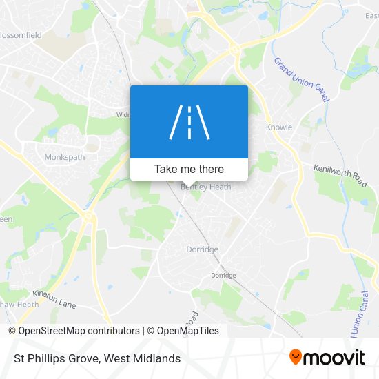 St Phillips Grove map