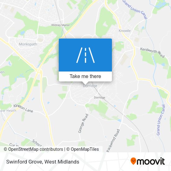 Swinford Grove map