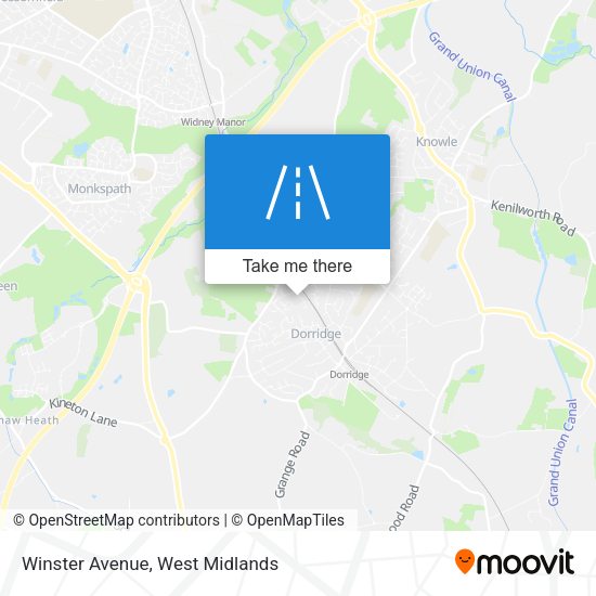 Winster Avenue map